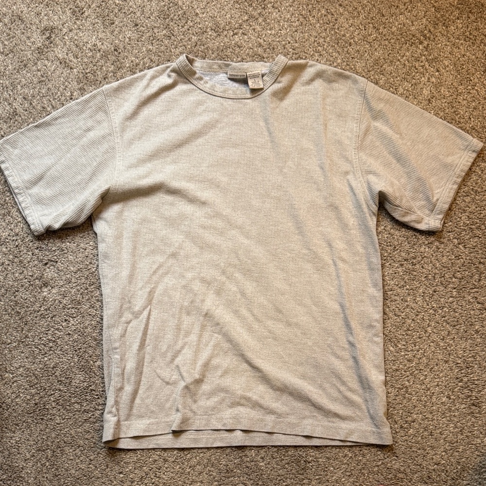 Men's Casual Light Gray T-Shirt
